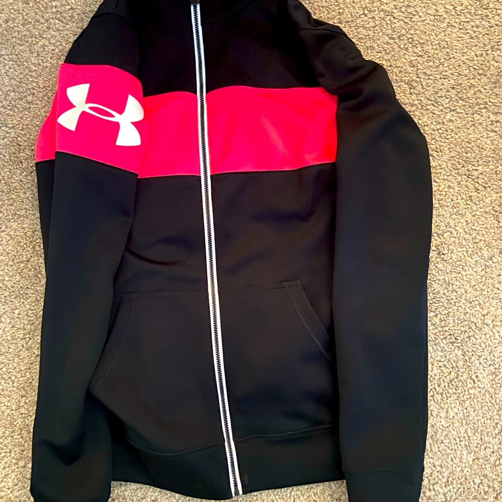 Zipper sweater.